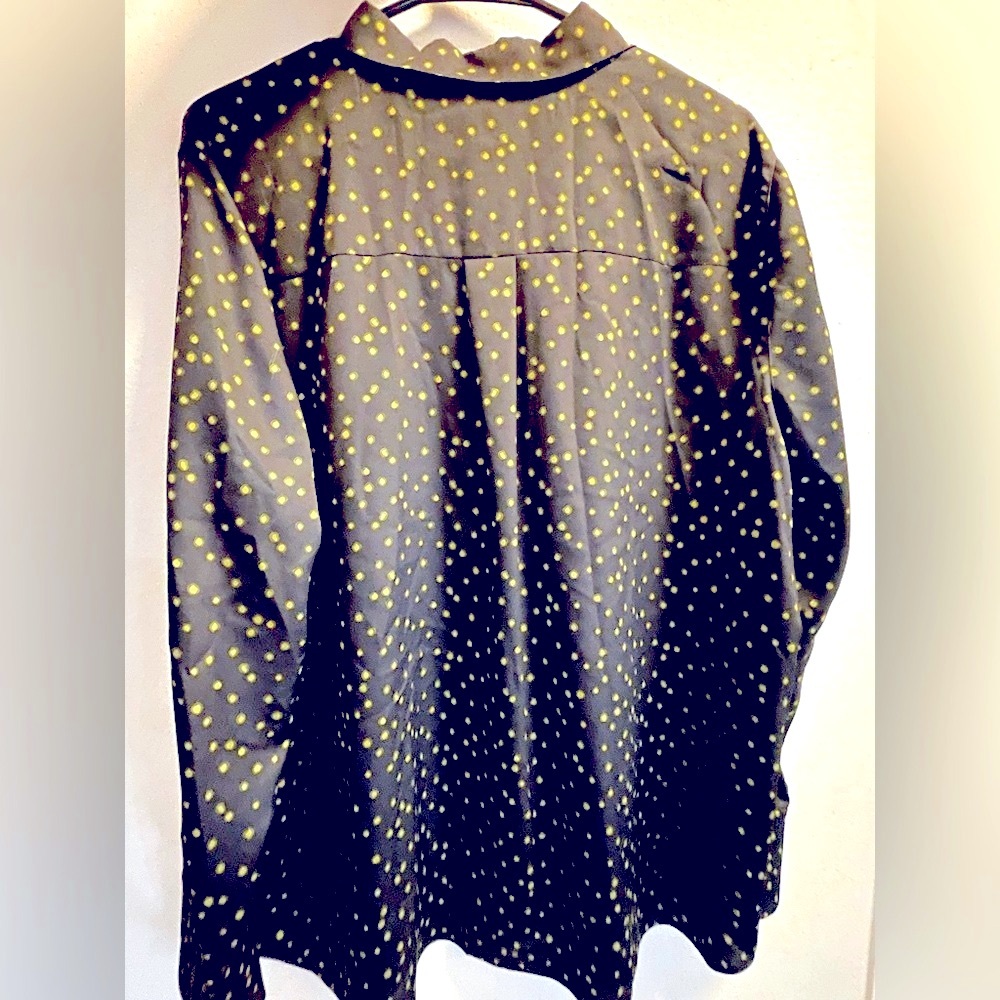LAFAYETTE 148 - Scottie Painterly Dots Charmeuse Blouse - NWT - Picture 3 of 8